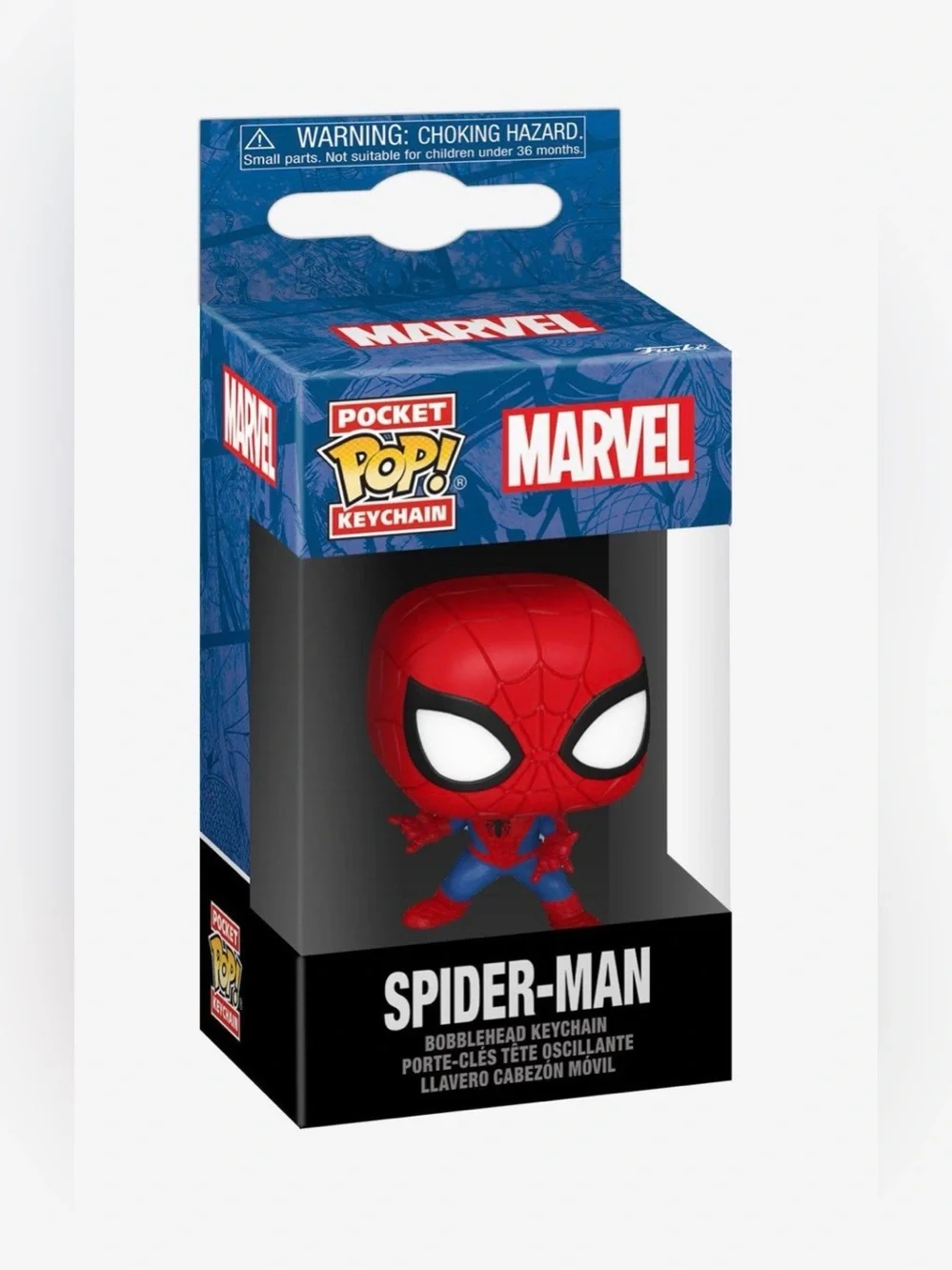 NWT Funko POP Marvel Spider-Man bobble head keychain